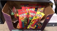 Box lot of 19 pez dispensers new in the package