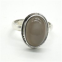 Silver Gray Moonstone(4.05ct) Ring
