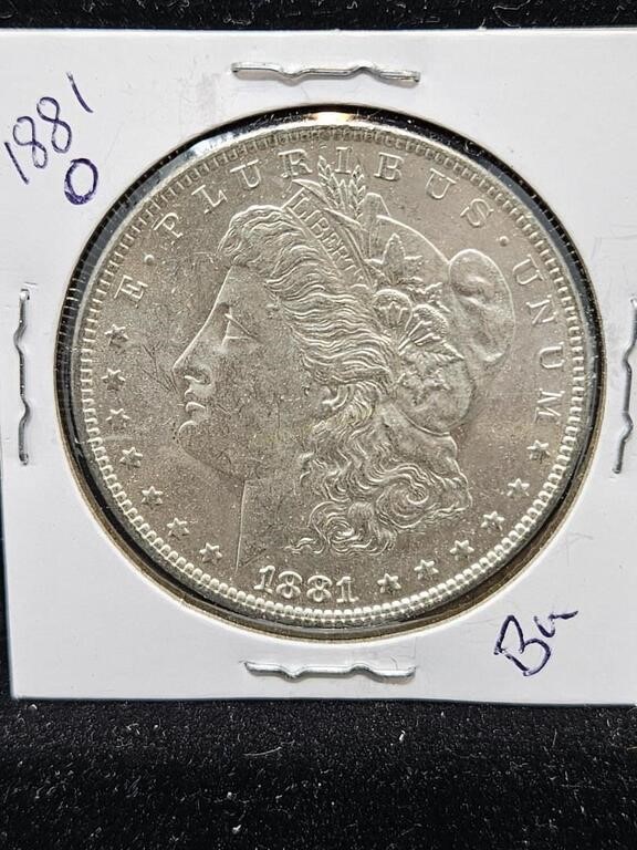 1881 O MORGAN DOLLAR - 90% SILVER