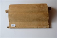 Long Chinese scroll, hand coloured