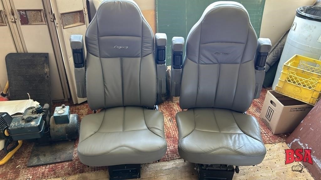 OFFSITE: 1 like new Legacy Air RIde Truck Seat,