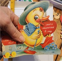 Vintage Valentine Duck