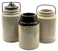 (3) Antique Canning Jars Incl. The Weir Co.