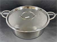 Large Stainless Steel Pot and Lid
