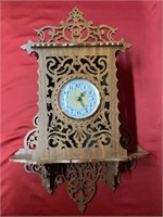 Handcrafted wooden wall clock