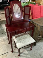 dressing table and stool