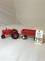 Farmall Tractor and Wagon
