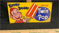 Vintage Howdy Doody Tin Sign