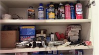 Shelving of Lube, Beams, and other items
