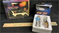 Star Trek Captain Kirk, Spock Figures in Box,