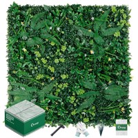 Grooy Grass Wall 20"x20" Pack of 12, Artificial Bo