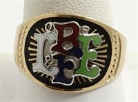 Brotherhood (BofLF&E) signet ring in 10K gold