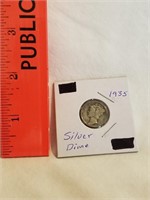 1935 Silver Mercury Dime