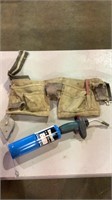 Tool bag, torch, chalk line