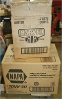 New cases NAPA 10W30 oil & Marvel fuel treatment