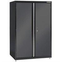 Husky Welded Cabinet In Black And Gray, 46 In.