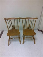 2) Crawford Furniture Early American Chairs