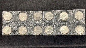 12- 1992 Canadian Quarters, Non-Silver