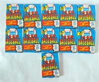 11 1990 Fleer Baseball Card Packs