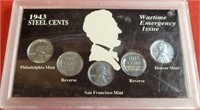 (32) - 1943 STEEL CENTS COIN SET