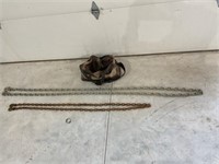9 ft 1/4" chain, 14 ft 5/16” Chain