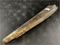 Ancient ivory artifact made from piece of walrus i