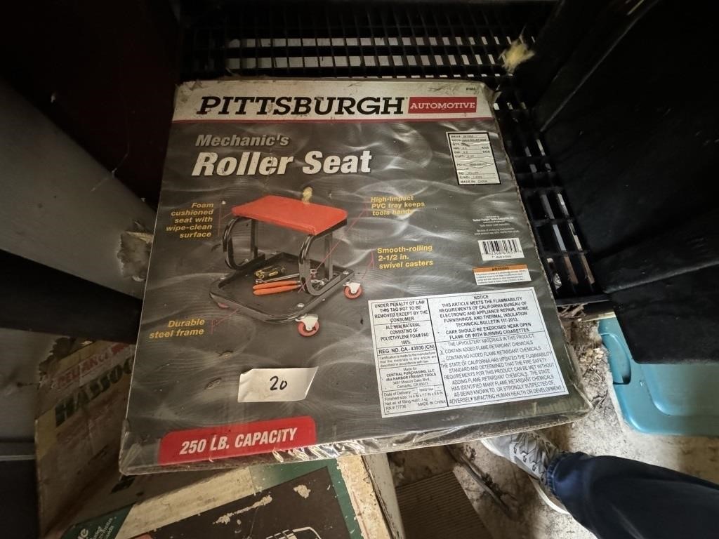 NEW PITTSBURGH ROLLER SEAT
