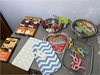 LARGE LOT MOSTLY NEW COOKING AND GRILLING  ITEMS