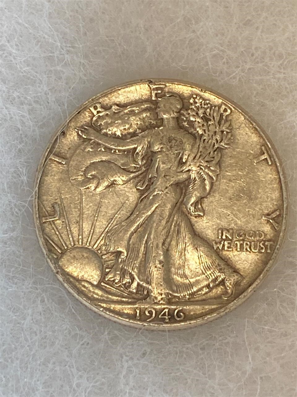 1946 Walking Liberty Half