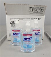 Case Of 12 Purell Hand Sanitizer 8oz Pump