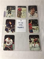 7 - 1977 Insert Hockey Cards