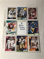 8 Rookie Football Cards