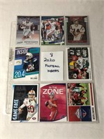 8 Insert Football Cards