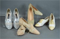 4 Pairs of Ladies Size 8 Flats