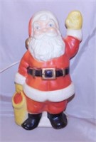 1960's Poloron Santa Claus Christmas blow mold,