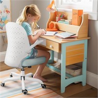 SeekFancy Kids Desk Chair, Blue Study Chair for