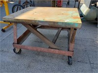 Steel Welding Table on Casters