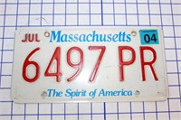 VINTAGE LICENSE PLATE