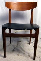 Vintage Mid Century Danish Bramin Wood Chair