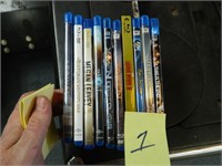 lot blu-ray dvds used vg + condition, see images