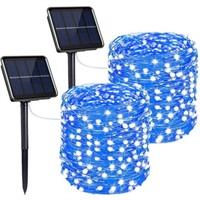 2 Pack  YEOLEH Solar String Lights  100LED  33FT