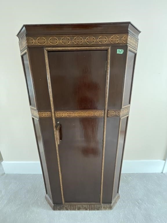 Vintage storage cabinet / wardrobe 37 x 16 x 70”t