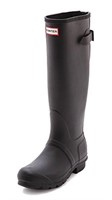 HUNTER Womens WFT2007RMA Rain Boot, Black, 10 US