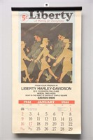 WW2 Harley-Davidson Wall Calendar