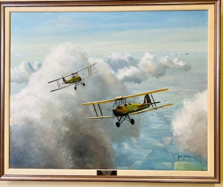 JAMES DELANY TIGER MOTHS