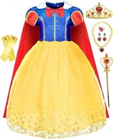 Costume Princess Dress for Toddler Girls Party-5T