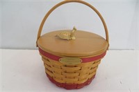 Longaberger Basket Woven Memories 7 3/4"W