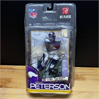 Adrian Peterson Signed Action Figure