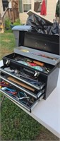 Very clean husky toolbox three drawer full tools