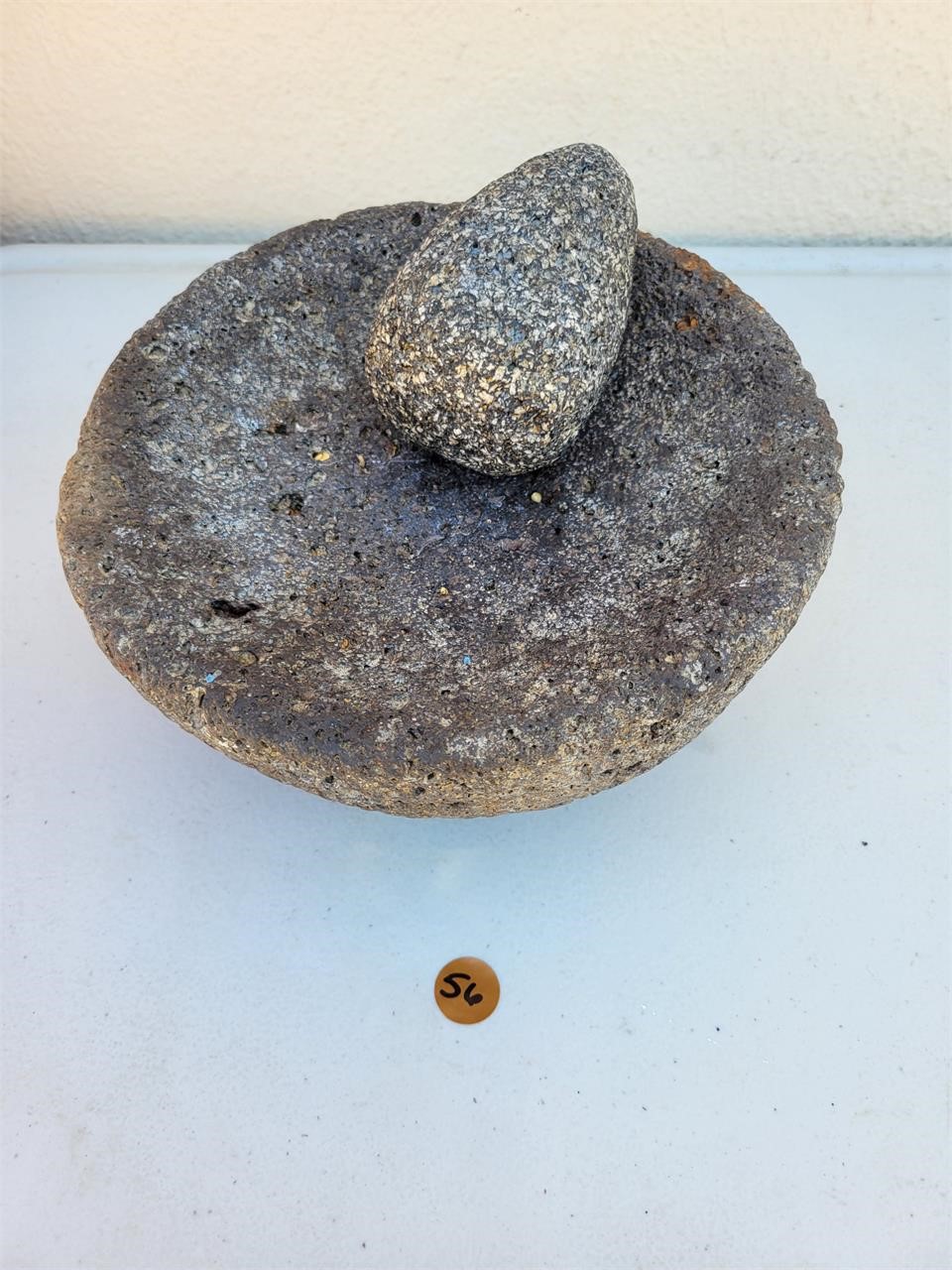 LAVA ROCK MOLCAJETE MORTAR AND PESTLE